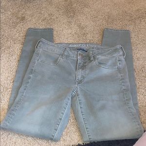 Light green jeans American eagle